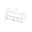 Cipőtároló Cove Shoe Bench - Hitit