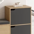Cipőtároló Haven Shoe Bench - Oak, Anthracite