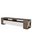 TV szekrény Sosruko - Walnut, White