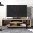 TV szekrény Asal (120) - Walnut, Black
