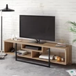 TV szekrény Asal (150) - Walnut, Black