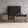 TV szekrény Mistico (180) - Walnut, Black