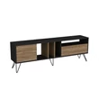 TV szekrény Mistico (180) - Walnut, Black