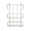 könyvespolc Bruti - White, Gold