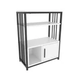 könyvespolc Letos - White, Black