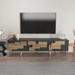TV szekrény 3 D - Anthracite, Walnut