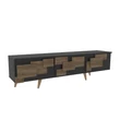 TV szekrény 3 D - Anthracite, Walnut