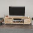 TV szekrény Eslem - Oak, White