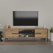 TV szekrény Eslem - Oak, Black