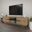 TV szekrény Eslem - Oak, Black