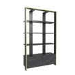 könyvespolc Elena - Black, Marble