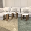 Dohányzóasztal Lori - White, Walnut