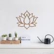 Fém fali dekoráció, Lotus Flower 1 - Copper