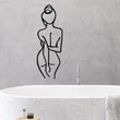 Fém fali dekoráció, Woman Body
