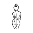 Fém fali dekoráció, Woman Body