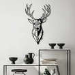 Fém fali dekoráció, Red Deer 2