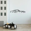 Fém fali dekoráció, 1967 Ford Mustang Shelby GT500 Silhouette