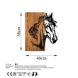 Fa fali dekoráció, Horse 1