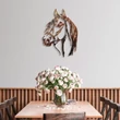 Fém fali dekoráció, Horse - 3