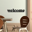 Fém fali dekoráció, Welcome