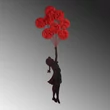 Fém fali dekoráció, Banksy - 11-1