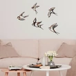 Fém fali dekoráció, Birds-2