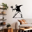 Fém fali dekoráció, Banksy Metal 01