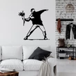 Fém fali dekoráció, Banksy Metal 01