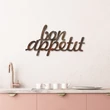 Fém fali dekoráció, Rusty Bon Appetit