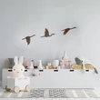 Fém fali dekoráció, Rusty Birds 1