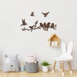 Fém fali dekoráció, Rusty Birds 2