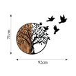 Fa fali dekoráció, Tree And Birds - 322