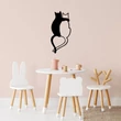 Fém fali dekoráció, Love Cats - 478