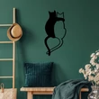 Fém fali dekoráció, Love Cats - 478