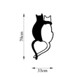 Fém fali dekoráció, Love Cats - 478
