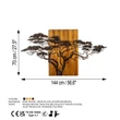 Fa fali dekoráció, Acacia Tree - 329-A