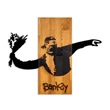 Fa fali dekoráció, Banksy - Flower Thrower
