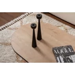 Dohányzóasztal Sable - Sapphire Oak, Fekete