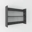 Konyhai polc Kolin - Anthracite