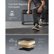 EKHO ülőpad, műbőr kárpitozott pad 40 x 120 x 45 cm, fekete