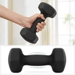 Neoprén súlyzók csúszásmentes fogantyúval 2x5 kg, fekete