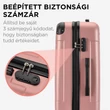 BONTOUR VERTICAL 4 Kerekes Közepes Bőrönd 65x44,5x27cm, M méretű, Rose gold