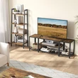 TV-állvány nyitott tároló polccal 147 x 50 x 40 cm