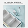 Játékrendező, könyvespolc 7 db tárolódobozzal, fehér