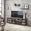 TV szekrény polcokkal, 178 x 52 x 39 cm, rusztikus barna