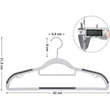 Csúszásmentes Ruhaakasztók 30 db, 42 cm széles