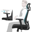 Irodai szék, hálós borítással, ergonomikus számítógépes szék