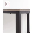 Íróasztal 120x60 cm, számítógépes asztal 2 polccal bal vagy jobb oldalon, greige