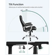 Songmics Ergonomikus irodai szék, állítható magasságú forgószék