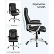 Songmics Ergonomikus irodai szék, állítható magasságú forgószék